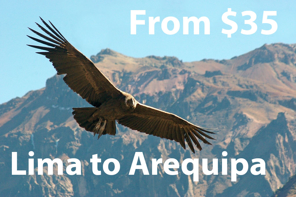 Lima to Arequipa flight